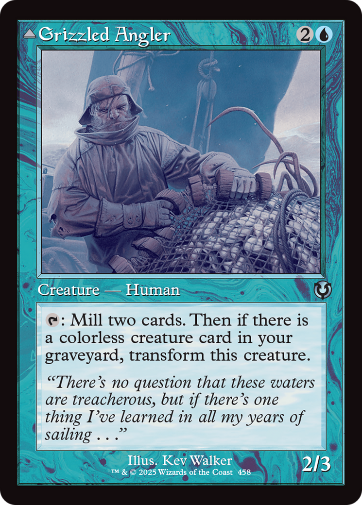 Image of Grizzled Angler (Retro Frame) (INR-458) - Innistrad Remastered Foil