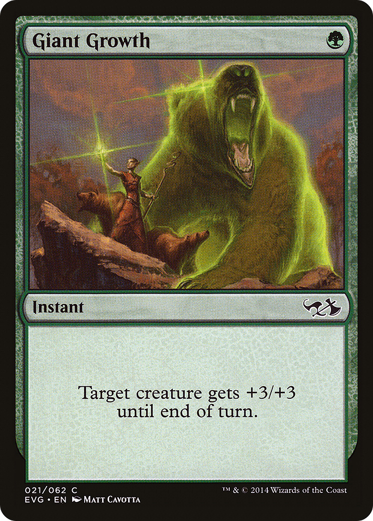 Image of Giant Growth (Goblins vs Elves) (DD3-) - Duel Decks Anthology: Elves vs. Goblins