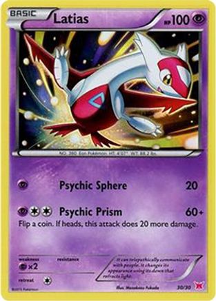 Image of Latias (#30 Holo) 014  - Holofoil XY Trainer Kit Latias & Latios - Common