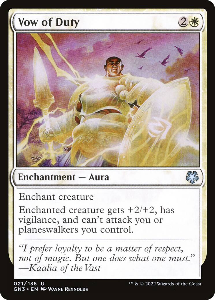 Image of Vow of Duty (GN3-021) - Game Night: Free-for-All