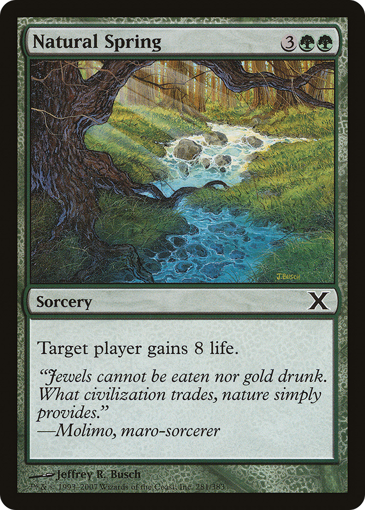 Image of Natural Spring (10E-281) - Tenth Edition Foil