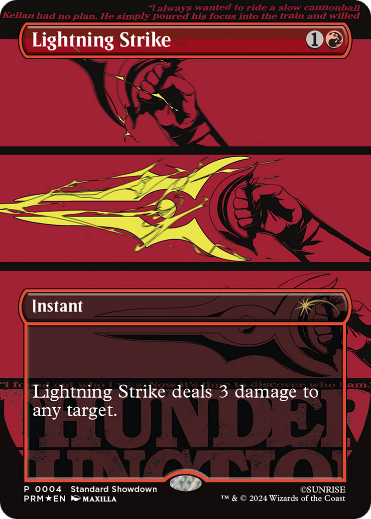Image of Lightning Strike (PCBB-004) - Cowboy Bebop (Borderless) Foil