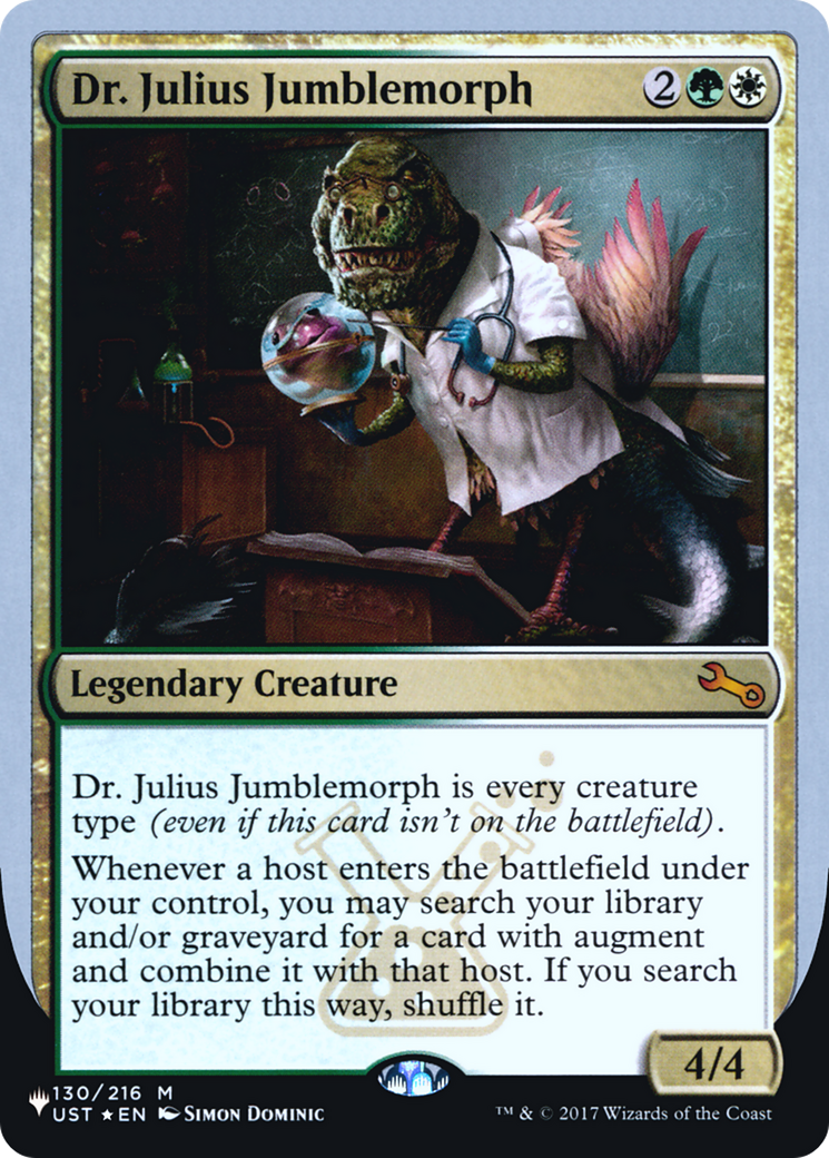 Image of Dr. Julius Jumblemorph (LIST-046) - The List (Unfinity Foil Edition) Foil