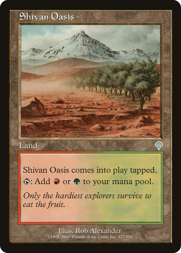 Image of Shivan Oasis (INV-327) - Invasion