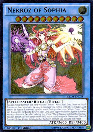 Image of Nekroz of Sophia (UTR) (CROS-EN038) - Crossed Souls Unlimited