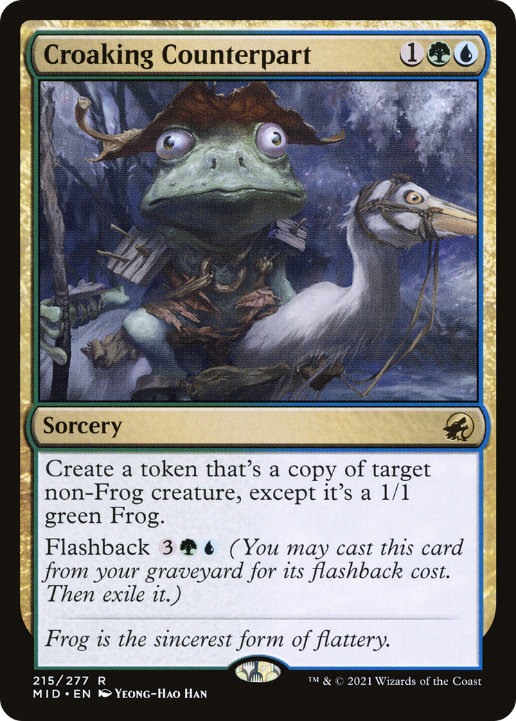 Image of Croaking Counterpart (MID-215) - Innistrad: Midnight Hunt