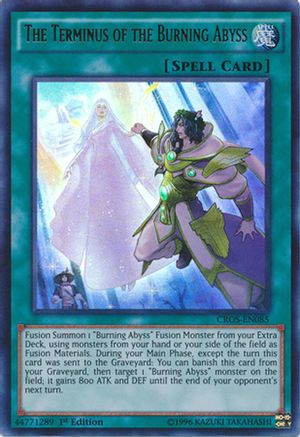 Image of The Terminus of the Burning Abyss (CROS-EN085) - Crossed Souls 1st Edition