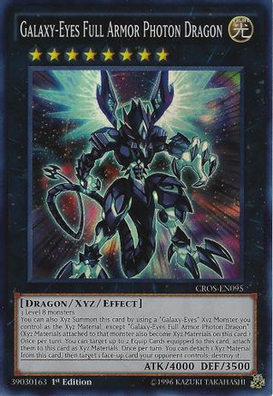 Image of Galaxy-Eyes Full Armor Photon Dragon (CROS-EN095) - Crossed Souls 1st Edition