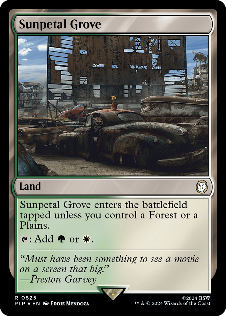 Image of Sunpetal Grove (Surge Foil) (PIP-825) - Fallout Foil