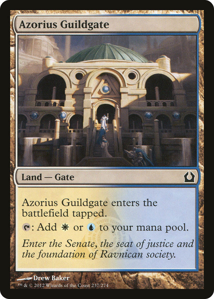 Image of Azorius Guildgate (RTR-237) - Return to Ravnica Foil