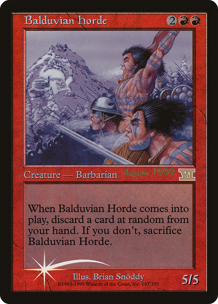 Image of Balduvian Horde (UMP-167) - World Championship Promos Foil
