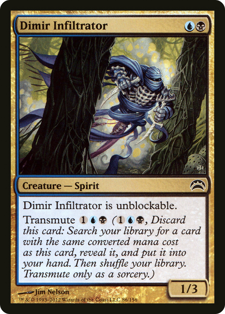 Image of Dimir Infiltrator (PC2-086) - Planechase 2012 Foil