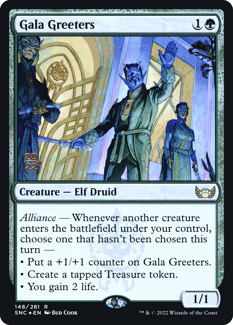 Image of Gala Greeters (PRE-148) - Streets of New Capenna Promos Foil