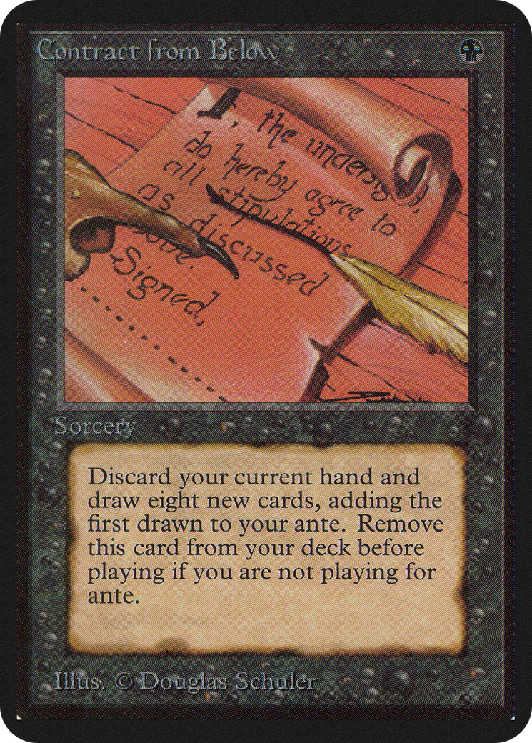 Image of Contract from Below (LEA-) - Limited Edition Alpha