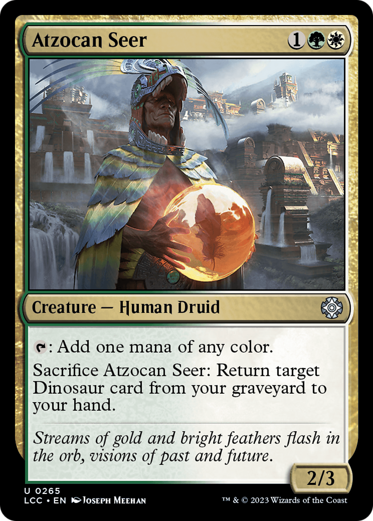Image of Atzocan Seer (LCC-265) - The Lost Caverns of Ixalan Commander