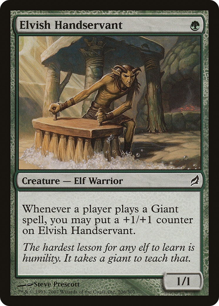 Image of Elvish Handservant (LRW-206) - Lorwyn