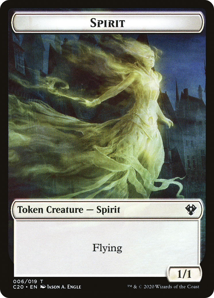 Image of Spirit (TC20-006) - Commander 2020 Tokens