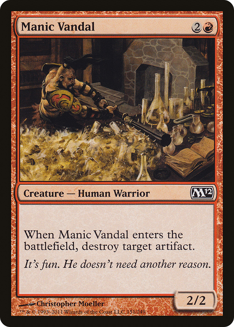 Image of Manic Vandal (M12-151) - Magic 2012 Foil