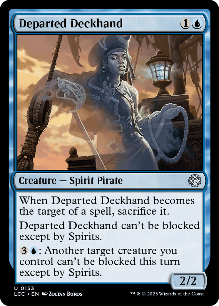 Image of Departed Deckhand (LCC-153) - The Lost Caverns of Ixalan Commander