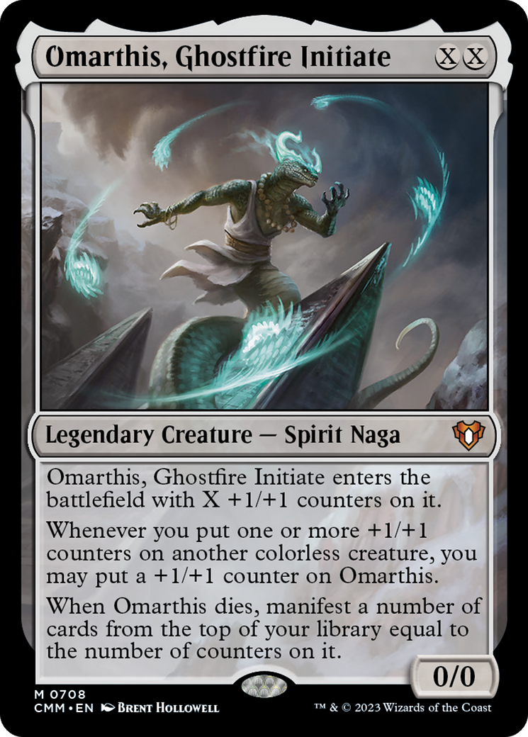 Image of Omarthis, Ghostfire Initiate (CMM-708) - Commander Masters Foil