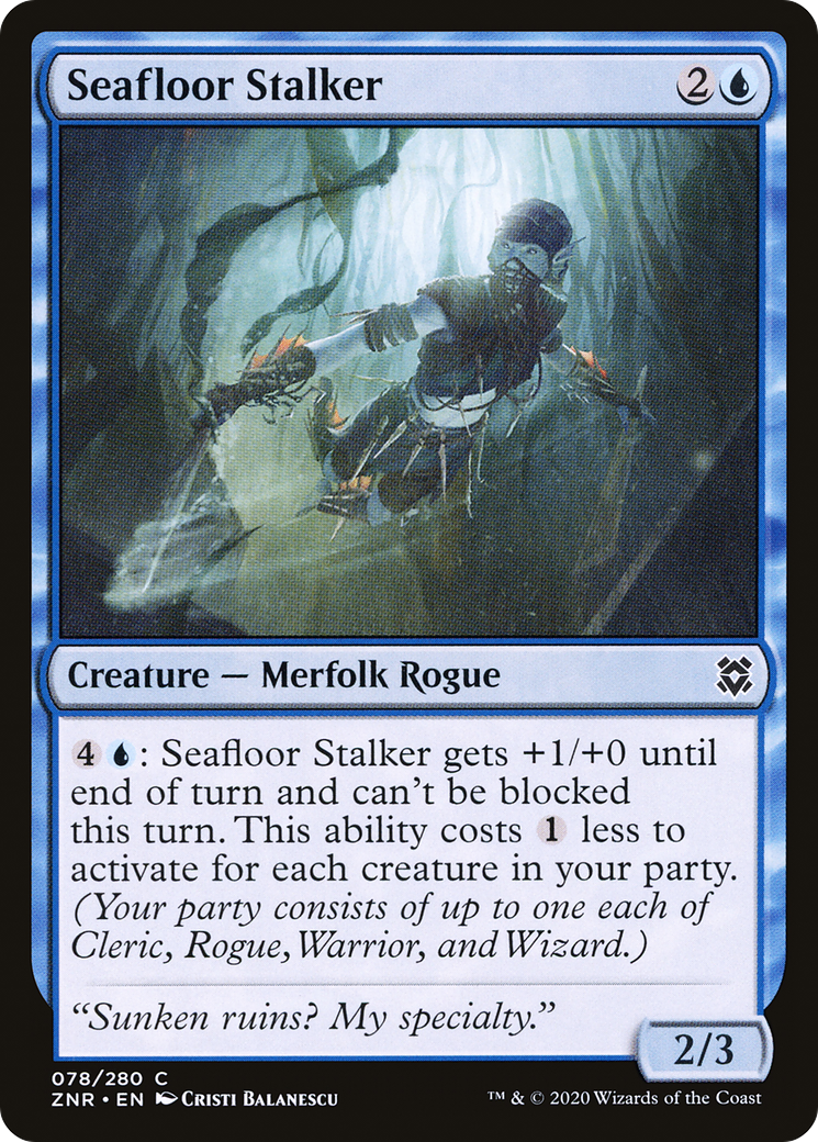 Image of Seafloor Stalker (ZNR-078) - Zendikar Rising