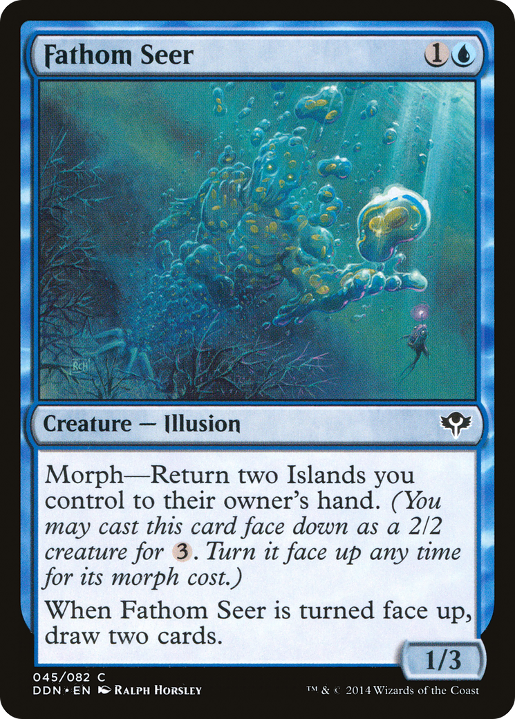 Image of Fathom Seer (DDN-045) - Duel Decks: Speed vs. Cunning