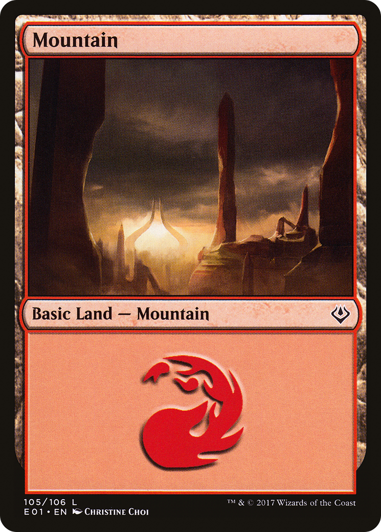 Image of Mountain (105) (AC2-105) - Archenemy: Nicol Bolas