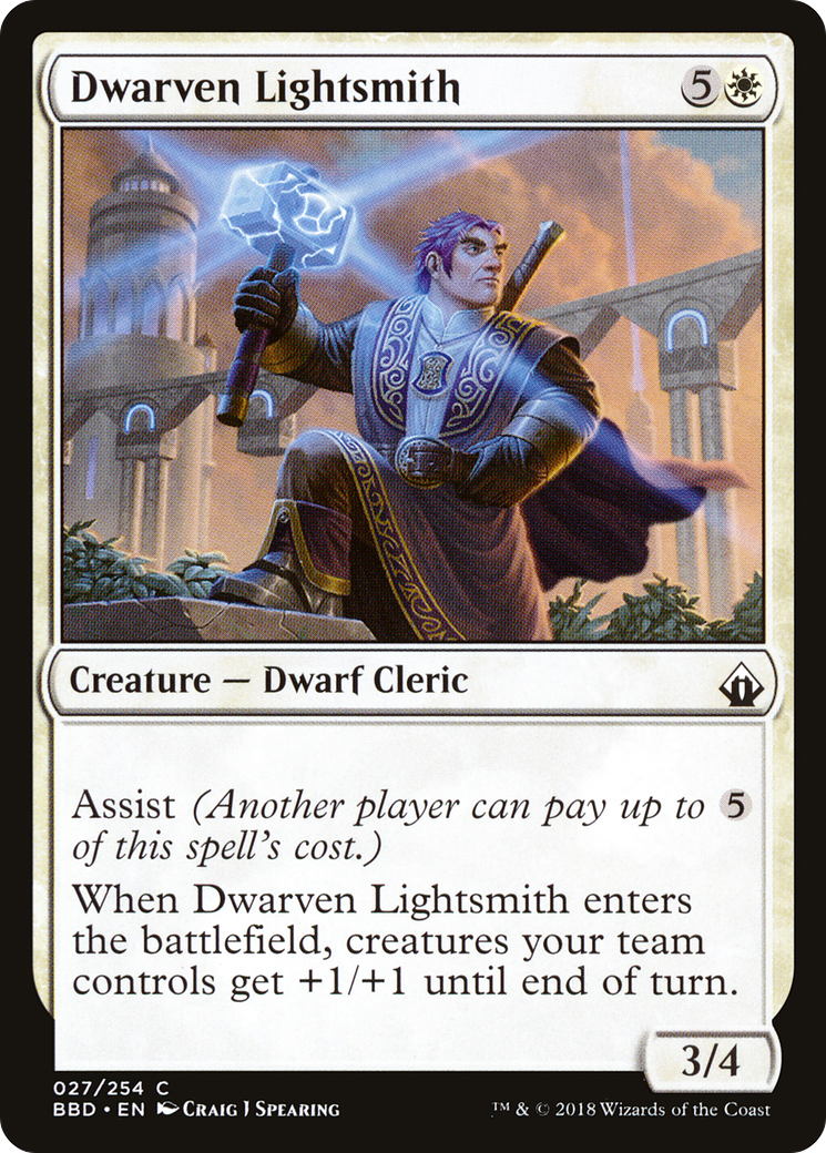 Image of Dwarven Lightsmith (BBD-027) - Battlebond Foil