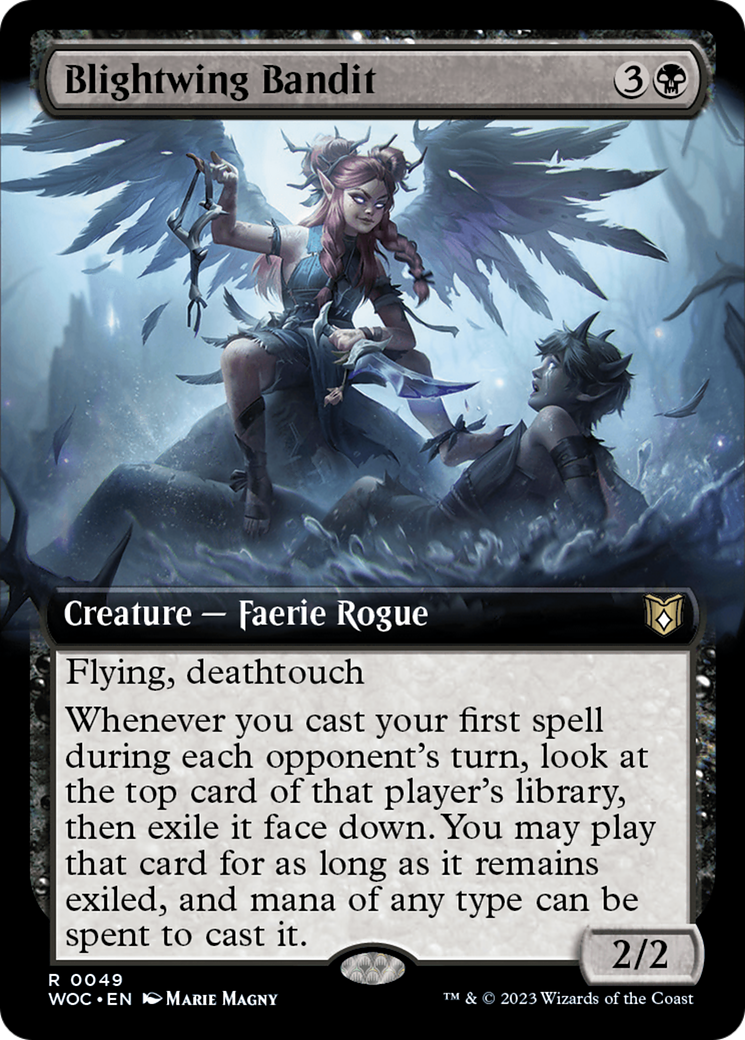 Image of Blightwing Bandit (Extended Art) (WOC-049) - Wilds of Eldraine Commander: (Extended Art)