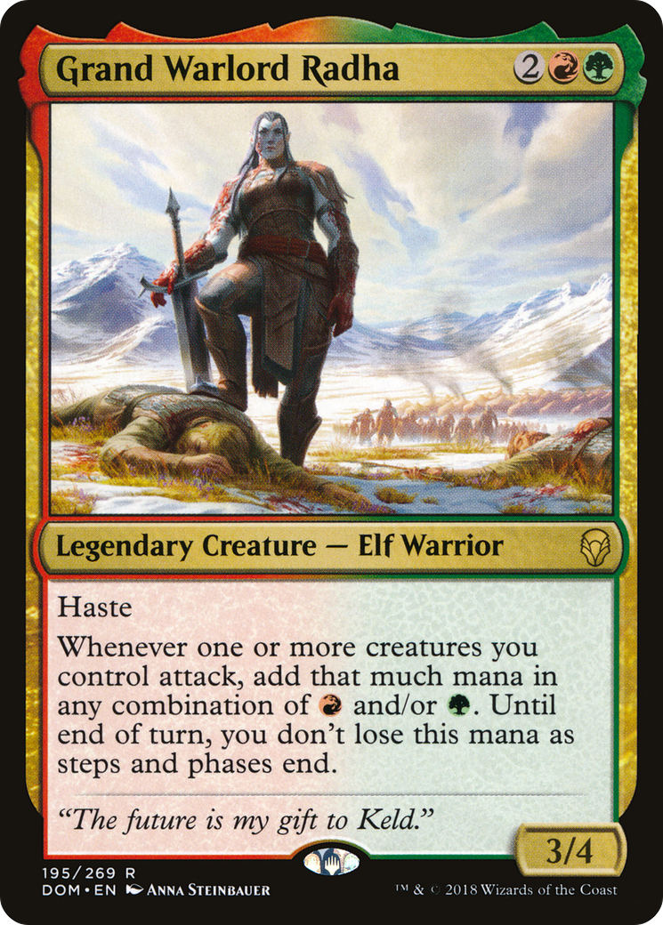 Image of Grand Warlord Radha (DOM-195) - Dominaria