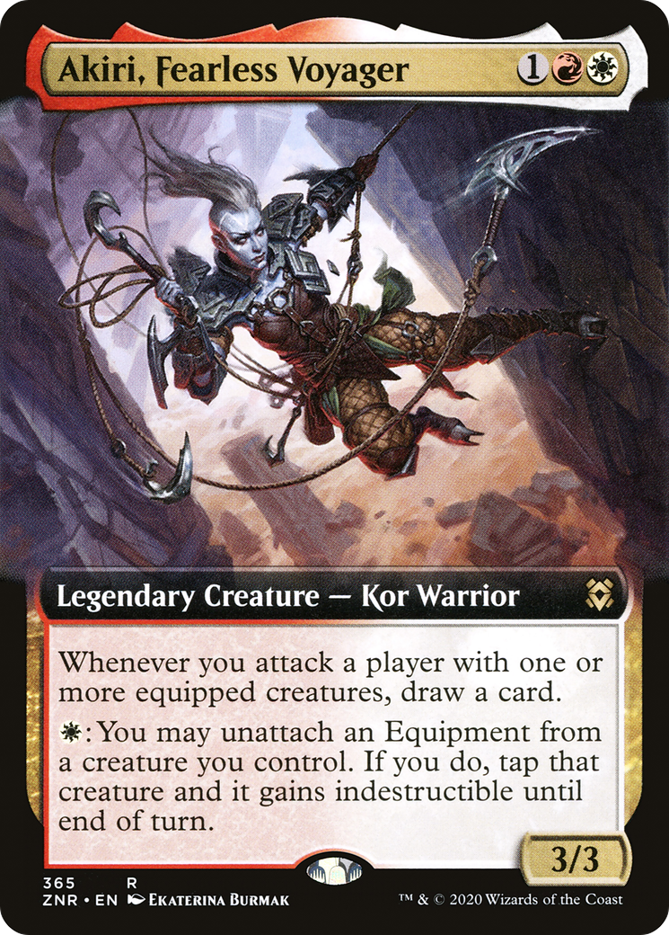 Image of Akiri, Fearless Voyager (Extended Art) (ZNR-365) - Zendikar Rising: (Extended Art)