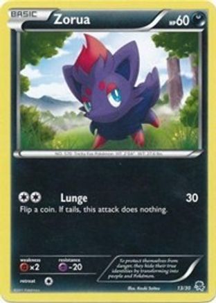 Image of Zorua (#23) 023  BW Trainer Kit Excadrill & Zoroark - Common