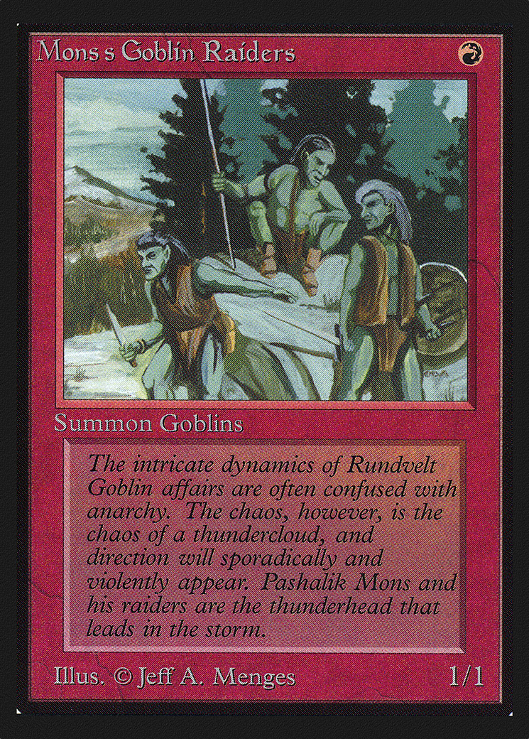 Image of Mons's Goblin Raiders (IE) (IED-) - Intl. Collectors' Edition