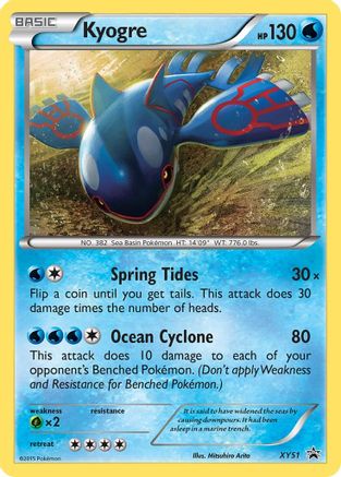 Image of Kyogre XY51  - Holofoil XY Promos - Promo