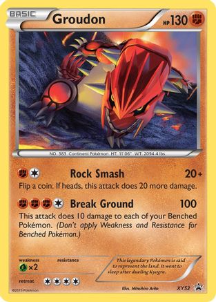 Image of Groudon XY52  - Holofoil XY Promos - Promo