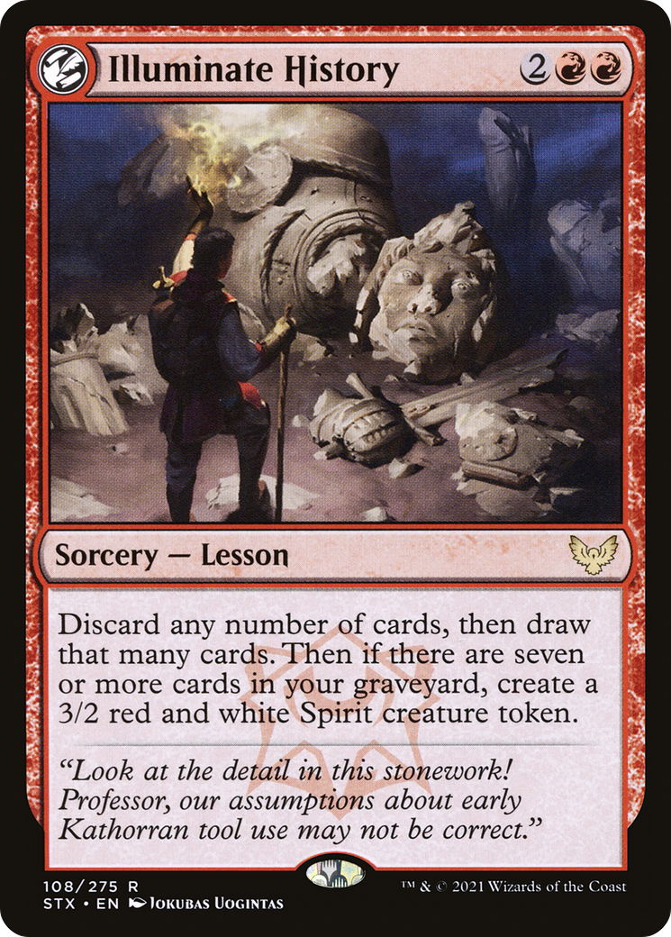 Image of Illuminate History (STX-108) - Strixhaven: School of Mages: (lesson) Foil