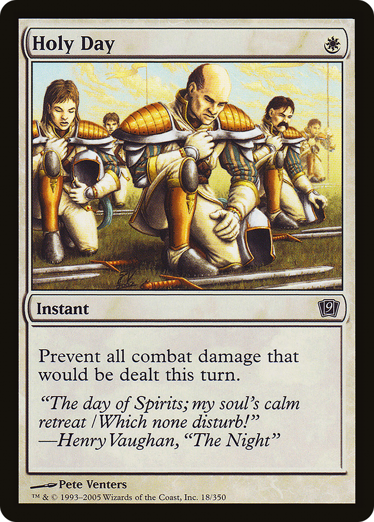 Image of Holy Day (9ED-018) - 9th Edition Foil