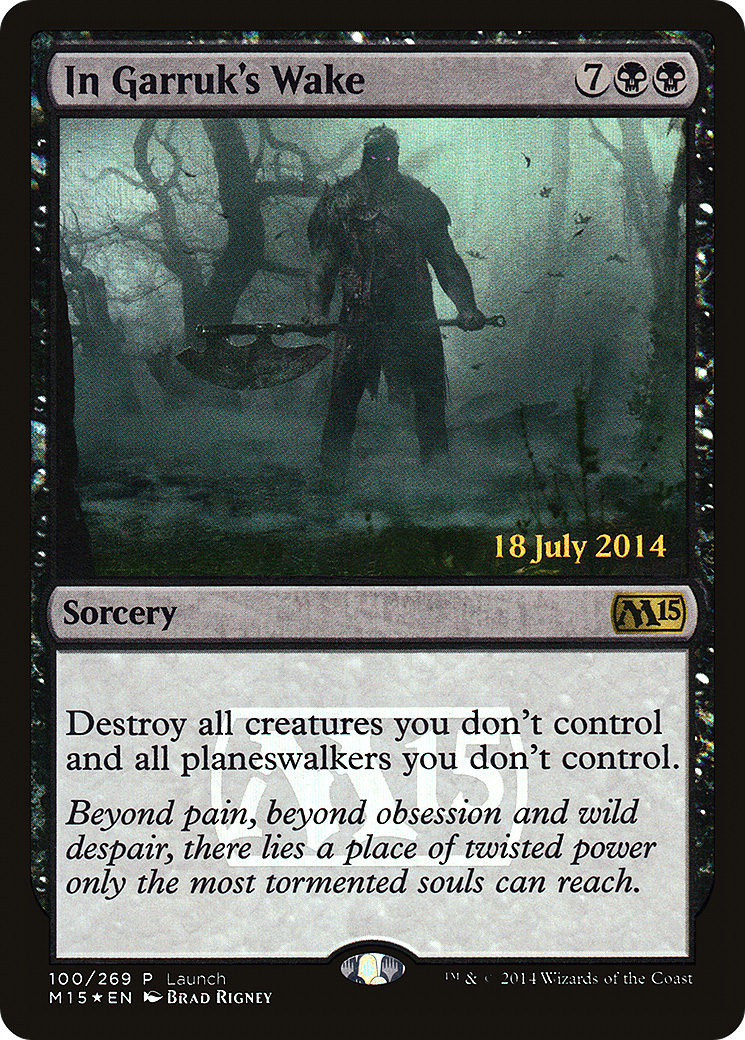 Image of In Garruk's Wake (LARP-100) - Magic 2015 Promos Foil