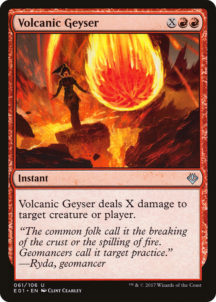 Image of Volcanic Geyser (AC2-061) - Archenemy: Nicol Bolas