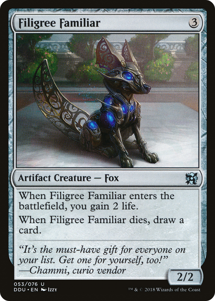Image of Filigree Familiar (DDU-053) - Duel Decks: Elves vs. Inventors