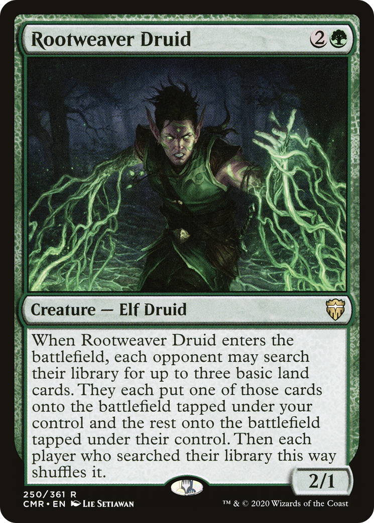 Image of Rootweaver Druid (CMR-250) - Commander Legends