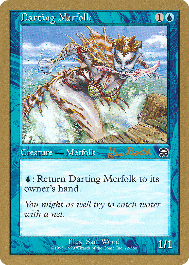 Image of Darting Merfolk - 2001 Alex Borteh (MMQ) (WCD-) - World Championship Decks 2001