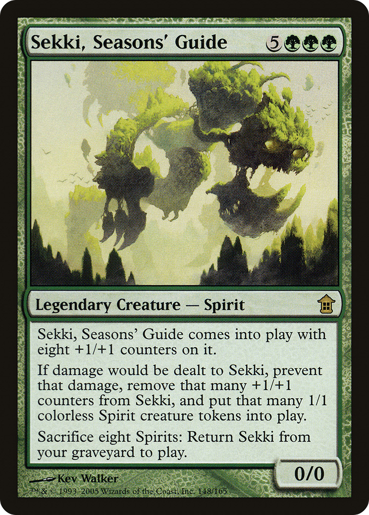 Image of Sekki, Seasons' Guide (SOK-148) - Saviors of Kamigawa Foil