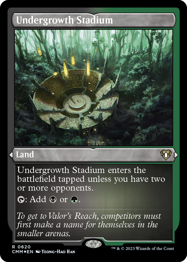 Image of Undergrowth Stadium (CMM-620) - Commander Masters Etched Foil