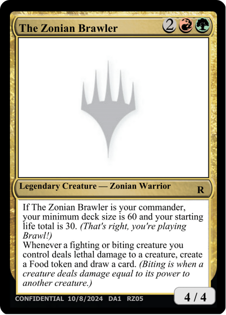 Image of The Zonian Brawler (UNK-RZ05G) - Unknown Event