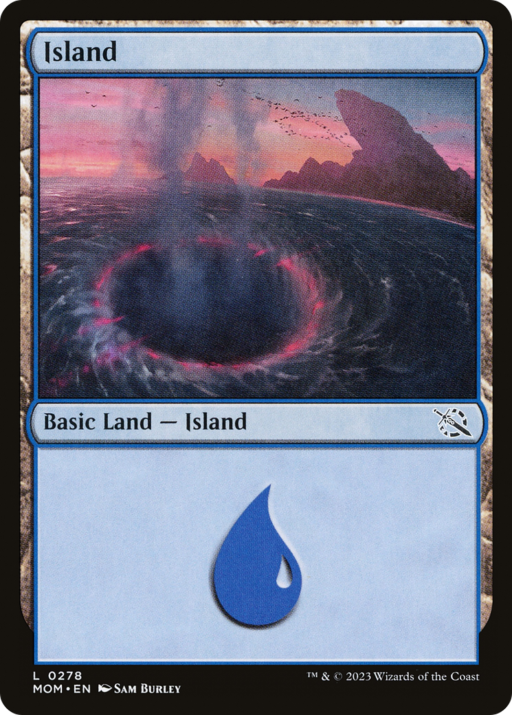 Image of Island (0278) (MOM-278) - March of the Machine Foil