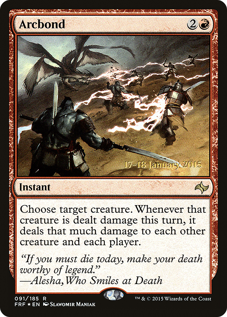 Image of Arcbond (PRE-091) - Fate Reforged Promos Foil