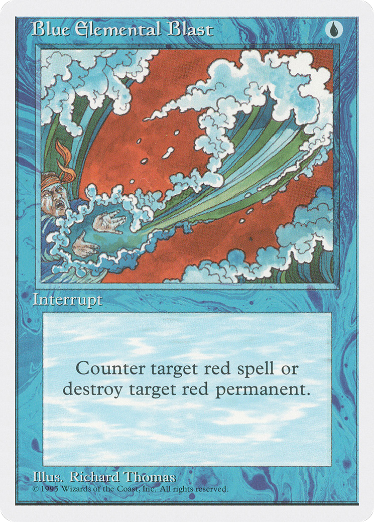 Image of Blue Elemental Blast (4ED-) - Fourth Edition