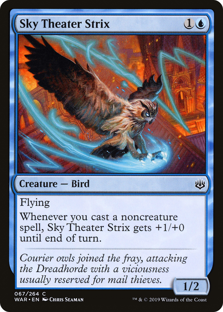 Image of Sky Theater Strix (WAR-067) - War of the Spark Foil