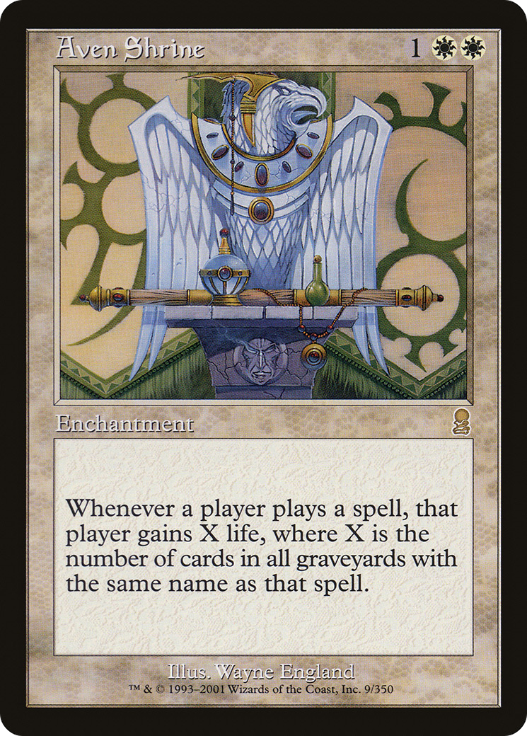 Image of Aven Shrine (ODY-009) - Odyssey Foil